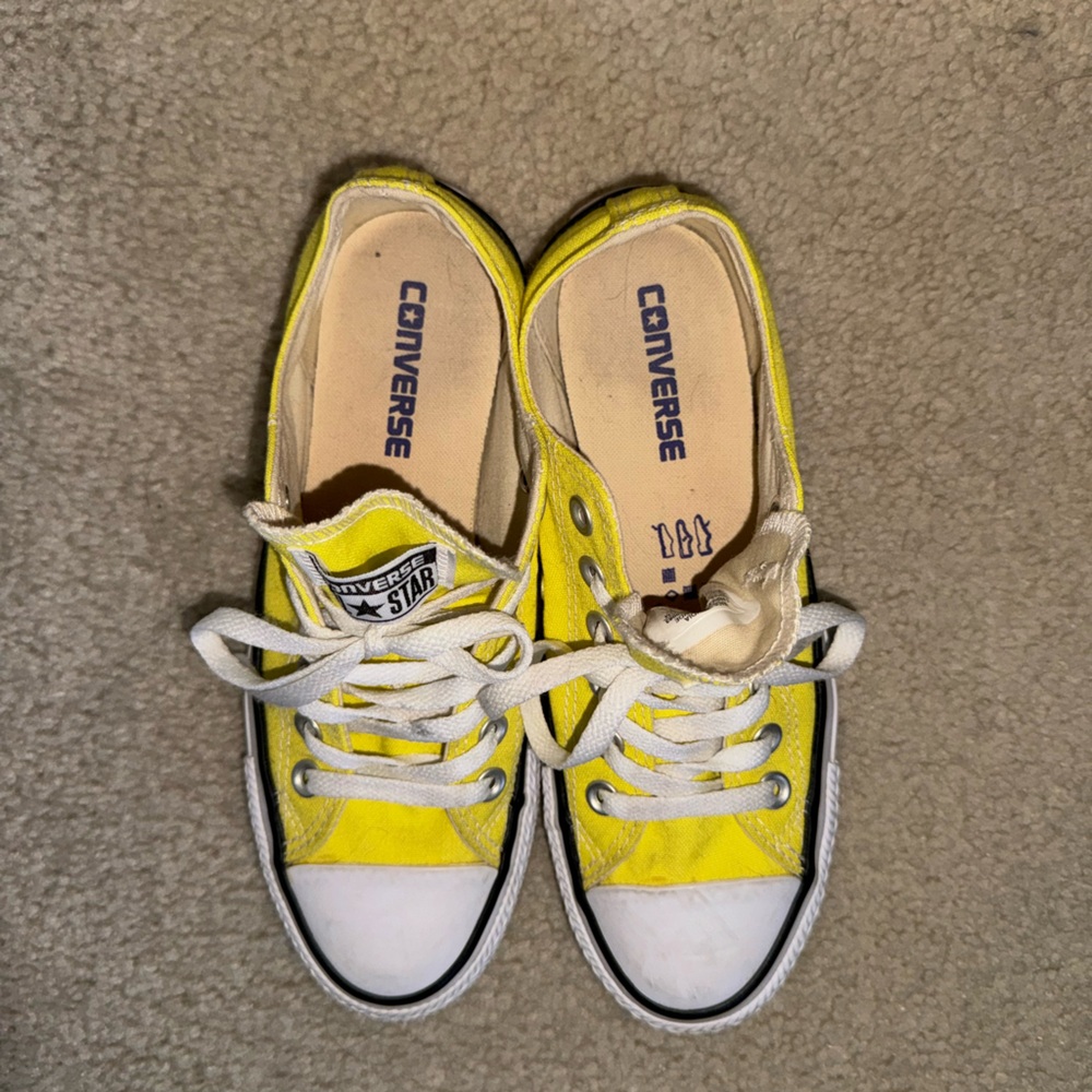 Yellow Converse